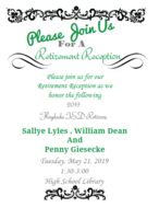 Retirement Reception