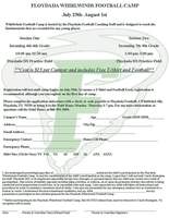FLOYDADA WHIRLWINDS FOOTBALL CAMP